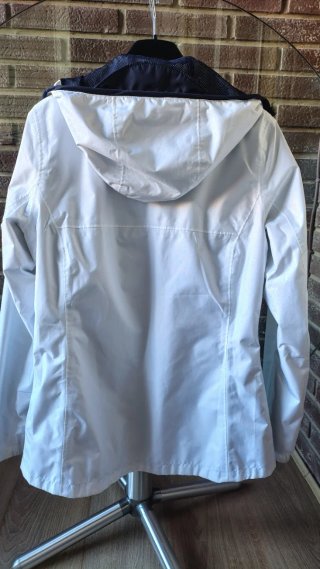 Chaqueta Vela Tribord Mujer Blanca Impermeable