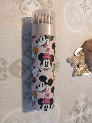 Set matite Disney Minnie e Paperina + scrunchie