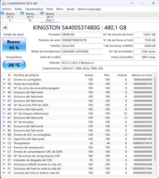 SSD Kingston A400 480GB