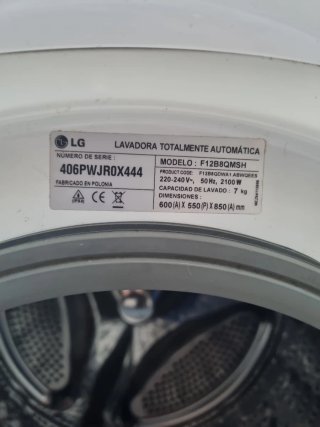 Lavadora ay ke cambiarle el tirador de la puerta