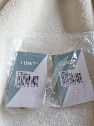 2 Lámparas Salón Blancas Tela