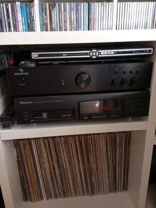 Amplificador Auna HiFi y AV Negro