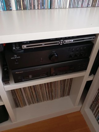 Amplificador Auna HiFi y AV Negro