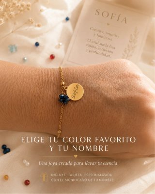 Pulsera Personalizada Name & Color