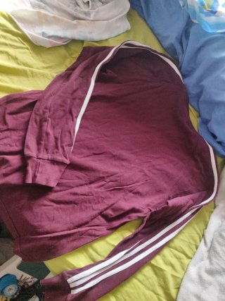 Camiseta Adidas manga larga granate