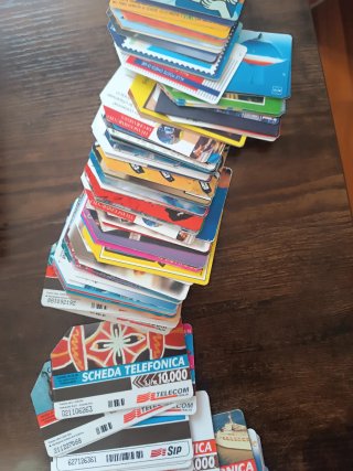 Lotto Tessere Telefoniche Vintage Anni 90