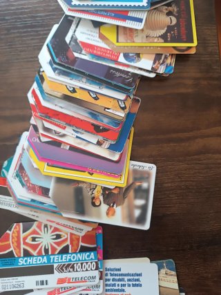 Lotto Tessere Telefoniche Vintage Anni 90