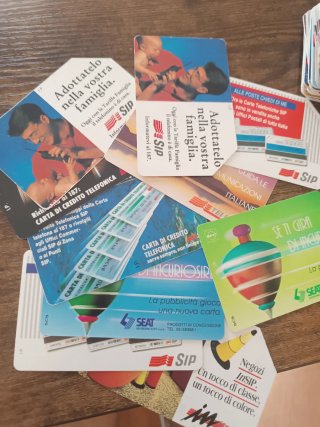 Lotto Tessere Telefoniche Vintage Anni 90