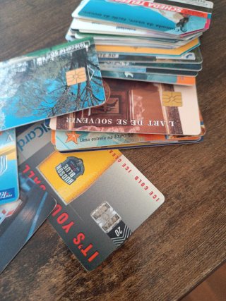 Lotto Tessere Telefoniche Vintage Anni 90