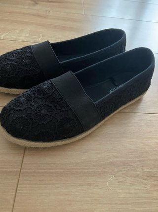 Alpargatas Inside Negras Talla 38