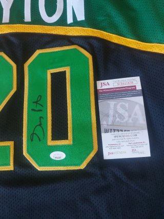 Camiseta Payton 20 Firmada JSA