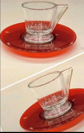 Set 5 tazzine caffè Bugatti con piattino