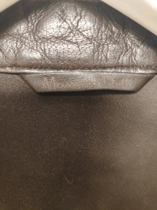 Sobrecamisa de piel marrón