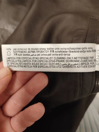 Sobrecamisa de piel marrón