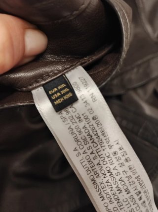 Sobrecamisa de piel marrón