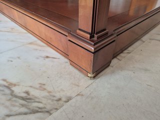 Mesa de centro madera noble 100x100x43