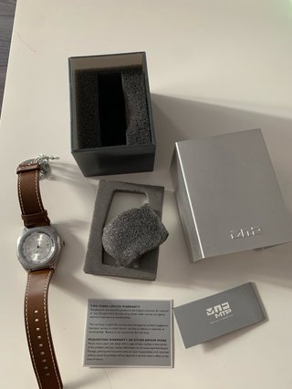 Reloj MTP Hombre Marrón/Plateado