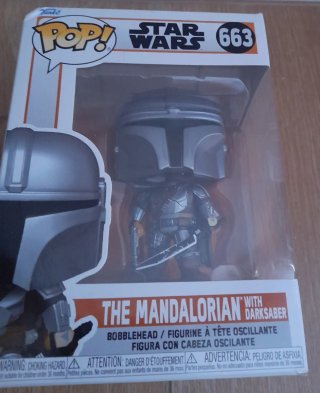 Funko Pop Star Wars 663 The Mandalorian Darksaber