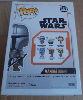 Funko Pop Star Wars 663 The Mandalorian Darksaber