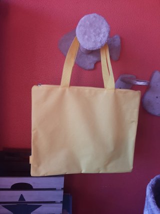 Bolsa de playa Minions gris y amarilla