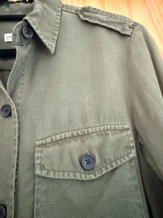 Camisa verde militar Zara Woman Premium Talla S