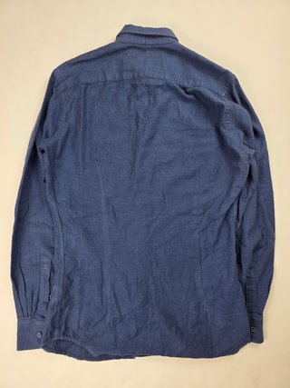 Scalpers Navy Blue Button Up Shirt Premium Casual
