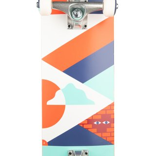 Tabla de Skate CP100 Niños de 8 - 12 años MID GEOMETRIC