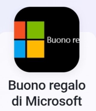 Buono Regalo Microsoft del valore di 2 euro.