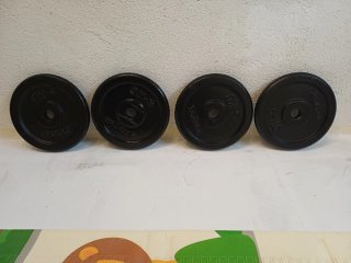 4 discos de pesa 5kg