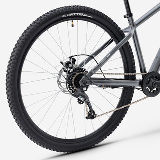 Bicicleta de montaña 29" Expl 100 gris suspensión delantera