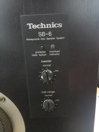 Altavoz Technics SB-6 Negro  2 unidades 75 cada un