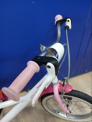 Bicicleta niños 16 pulgadas Btwin 500 Doctor Girl blanca