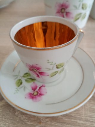Juego de café porcelana