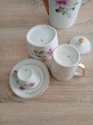 Juego de café porcelana