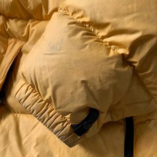 Vintage The North Face Nuptse 700 Puffer Jacket Amarillo/Negro Retro Y2K