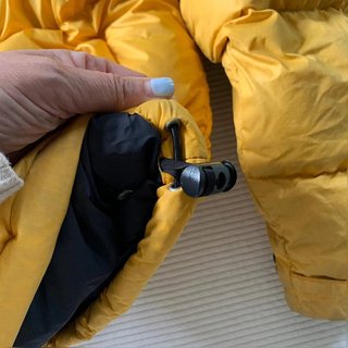 Vintage The North Face Nuptse 700 Puffer Jacket Amarillo/Negro Retro Y2K