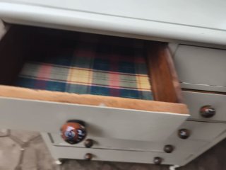 Cómoda madera blanc roto 96x79