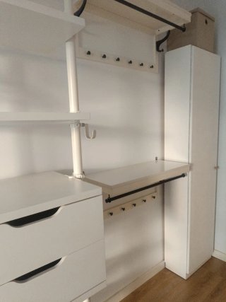 Guardaroba modulare Ikea bianco