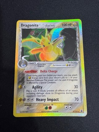 Carta Pokémon Dragonite δ Delta Species 3/113
