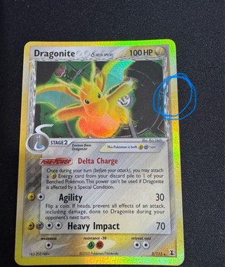 Carta Pokémon Dragonite δ Delta Species 3/113