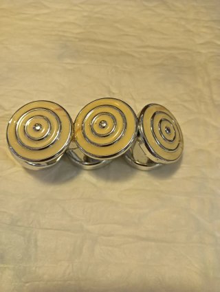Lote 3 pulseras eslabones circulares