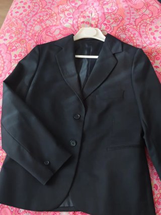 Chaqueta americana negra mujer
