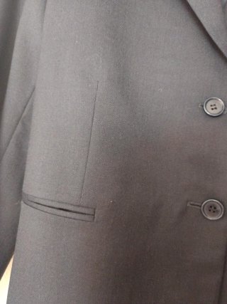Chaqueta americana negra mujer