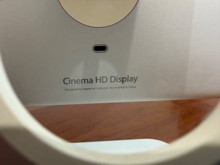 Monitor Apple Cinema HD Display