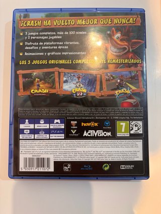 Crash Bandicoot N. Sane Trilogy PS4