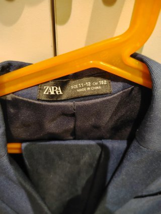 Traje Zara Niño Talla 11-12 Años Azul