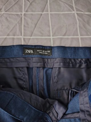 Traje Zara Niño Talla 11-12 Años Azul