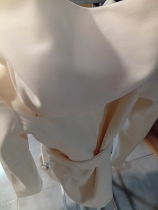 Abrigo AMIS J blanco mujer talla XS/34