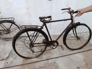 Bicicleta antigua freno varillas. Cubierta ,, 700.