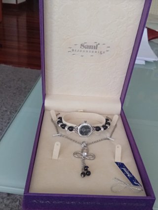 Conjunto Collar y Reloj Sami